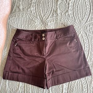 White House Black Market Dark Brown Women's Shorts